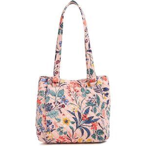 Women's Cotton Multi-Compartment Shoulder Satchel Purse